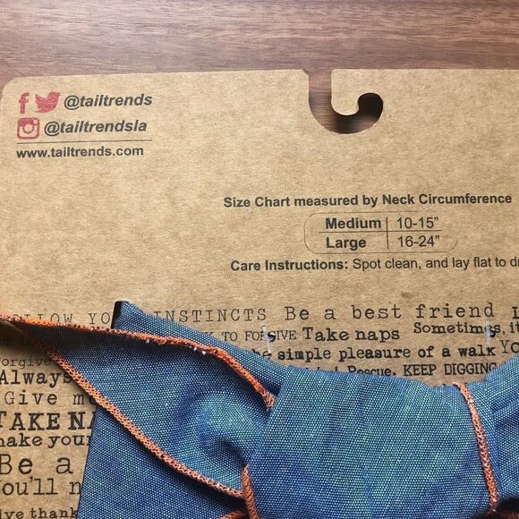 Tail Trends Unity Scoop Neck Bandana - Picture 8 of 8